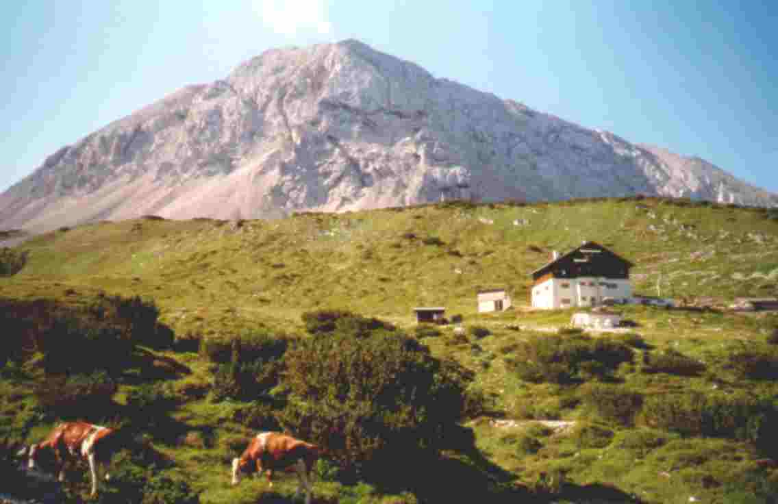 Die Pfeishütte, eine weitere Hütte des Deutschen Alpenvereins